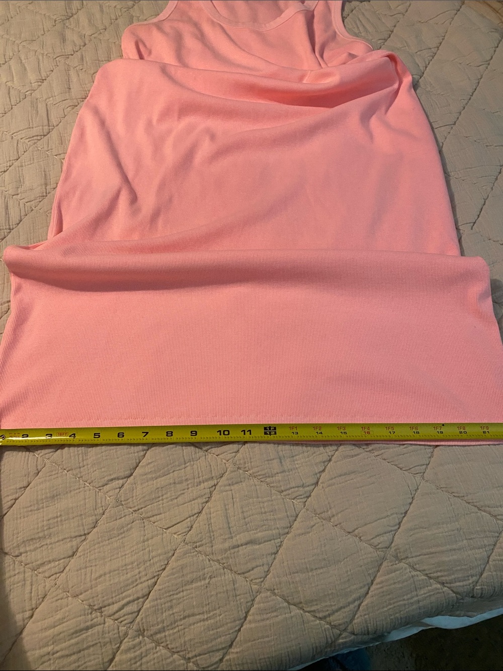 Universal Thread Coral Ribbed Tank Top - Picture 8 of 9